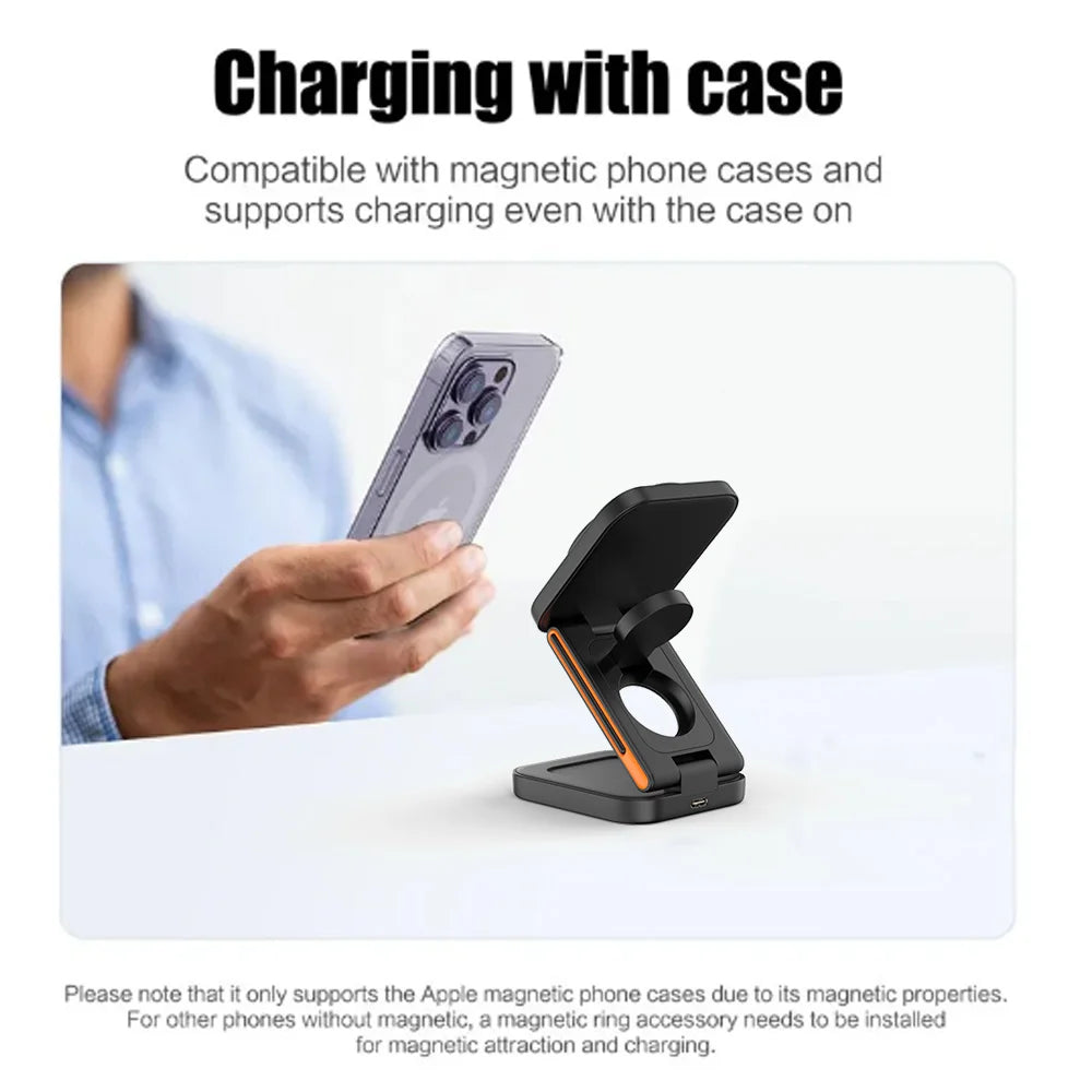 TriChargeGo : Foldable wireless charger