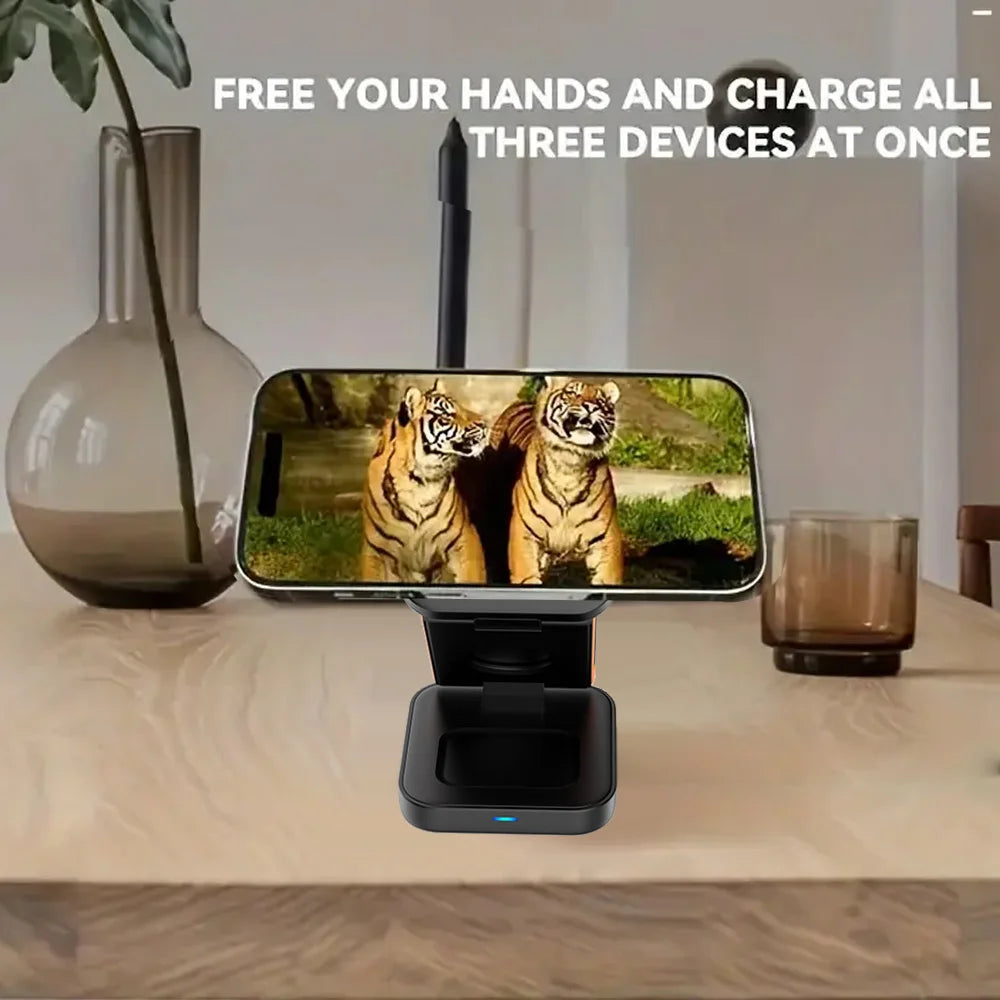 TriChargeGo : Foldable wireless charger